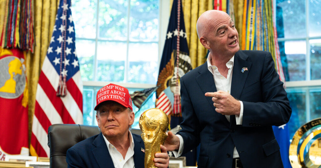 As Trump Covets Nobel Peace Prize, FIFA Cozies Up to Him With Its Own Award