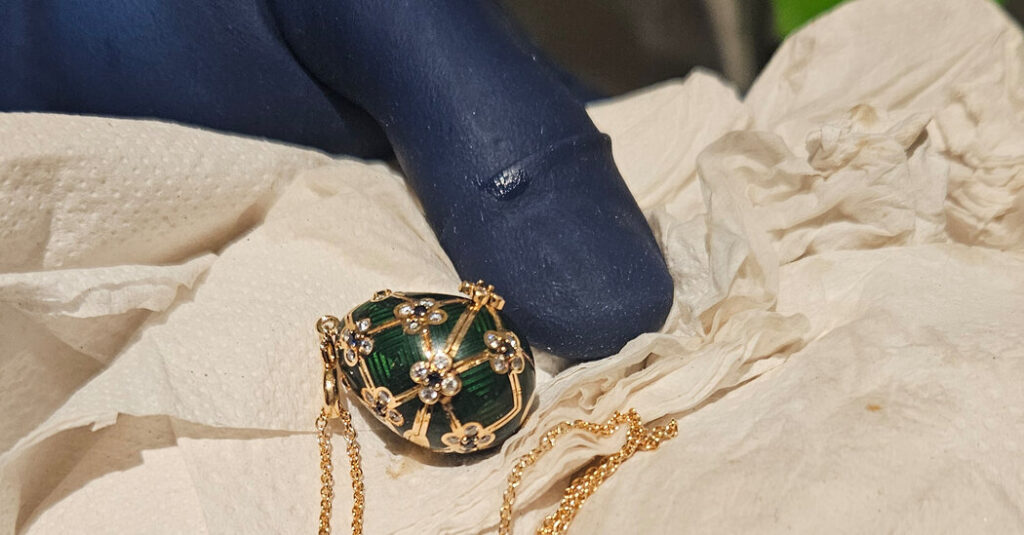 Man Who Swallowed Stolen Fabergé Egg Passes It Naturally, Police Say