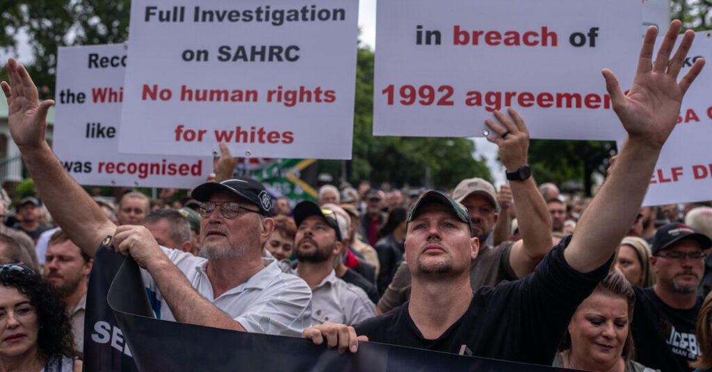 The Newest V.I.P.s at the U.S. Embassy in South Africa? Afrikaners.