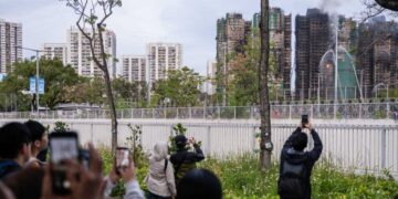 Hong Kong Man Arrested After Posting Online About Deadly Fire