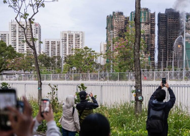 Hong Kong Man Arrested After Posting Online About Deadly Fire