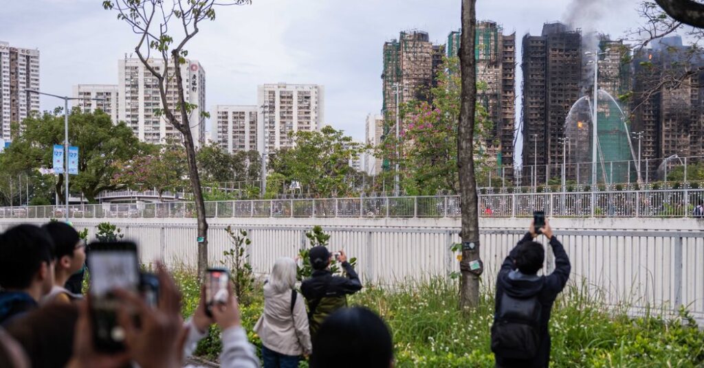 Hong Kong Man Arrested After Posting Online About Deadly Fire