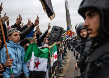 With Fireworks and Parades, Syrians Celebrate Anniversary of al-Assad’s Fall