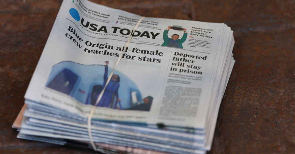 USA Today’s Top Editor Departs, the Second in Less Than Two Years