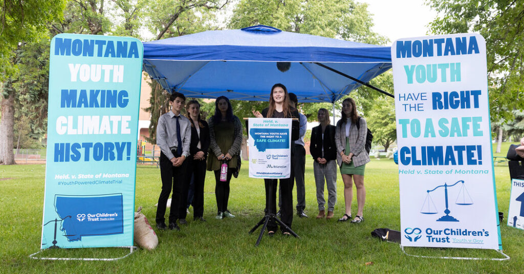 Youth Climate Activists Ask Montana Court to Block Some New Laws