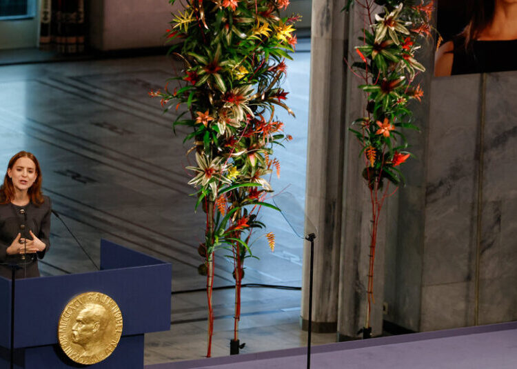 Venezuela’s Nobel Winner Says She Will Appear in Oslo After Missing Ceremony