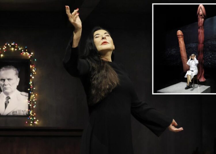 Park Avenue Armory bigwigs welcome raunchy art show displaying 12-foot penises by Marina Abramović — but want to evict cadets