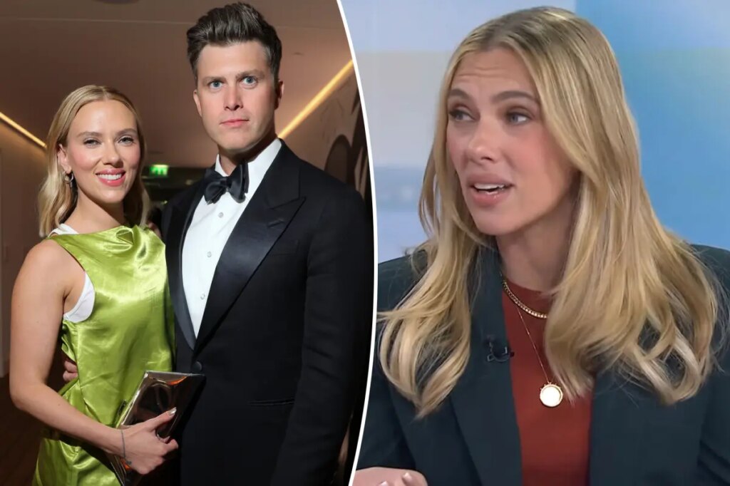 Scarlett Johansson details why she ran out on first date with husband Colin Jost