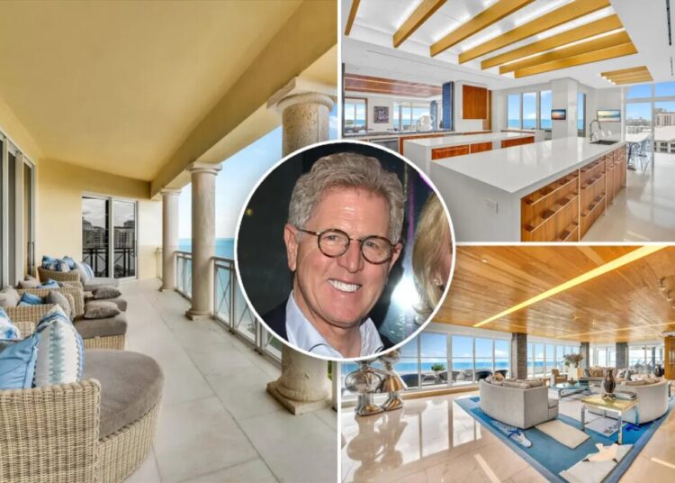 American Eagle’s CEO tries once more to sell his sprawling $34M Miami-area penthouse