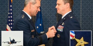 Air Force F-16 commander earns rare Silver Star for Middle East mission: ‘Missiles detonating mere feet’ away
