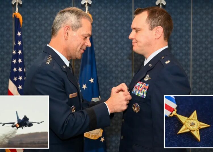 Air Force F-16 commander earns rare Silver Star for Middle East mission: ‘Missiles detonating mere feet’ away
