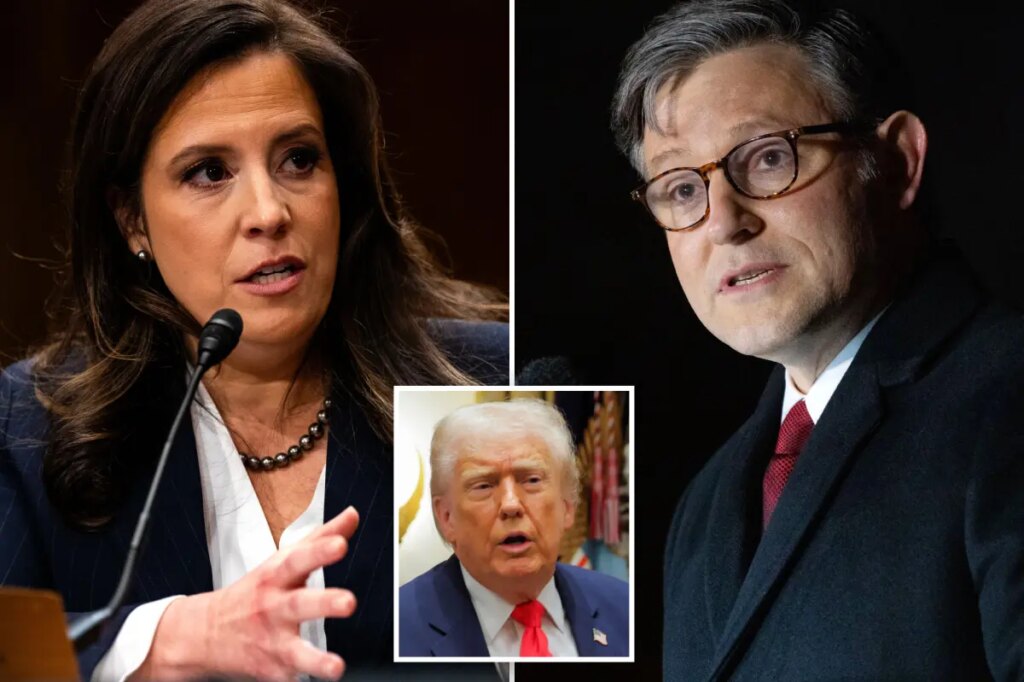 Elise Stefanik unloads about Speaker Johnson’s GOP leadership, gets Trump to intervene on fixing ‘Comey loophole’