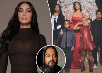 Kim Kardashian jokes about being ‘cringiest mom on the planet’ to 4 kids with Kanye West: ‘They will not let it go’