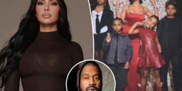 Kim Kardashian jokes about being ‘cringiest mom on the planet’ to 4 kids with Kanye West: ‘They will not let it go’