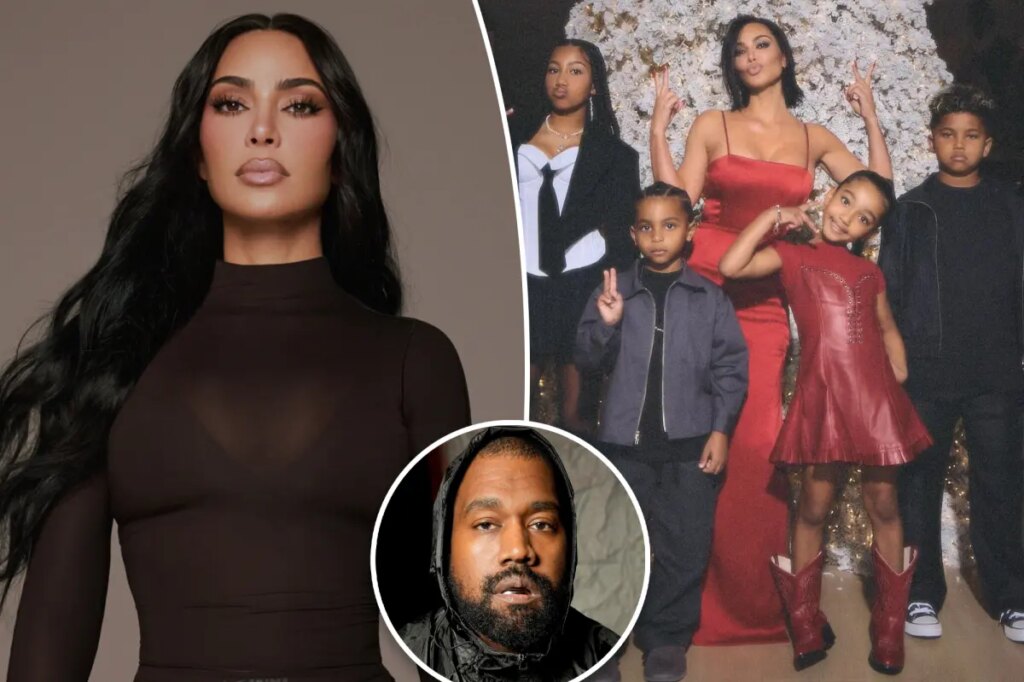 Kim Kardashian jokes about being ‘cringiest mom on the planet’ to 4 kids with Kanye West: ‘They will not let it go’