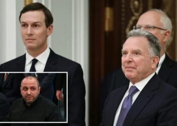 Witkoff and Kushner to brief Ukraine negotiator in Miami after Putin rejects US plan