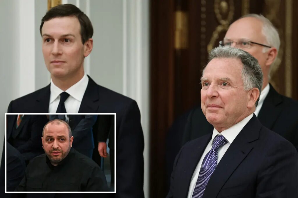 Witkoff and Kushner to brief Ukraine negotiator in Miami after Putin rejects US plan