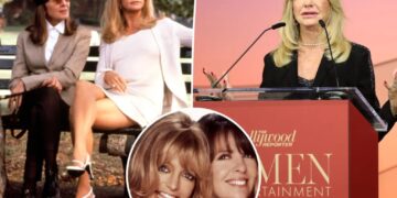 Goldie Hawn breaks down in tears honoring ‘extraordinary’ Diane Keaton