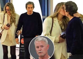 Rebecca Gayheart, 54, kisses billionaire boyfriend, 78, after detailing ‘complicated’ dynamic with ex Eric Dane