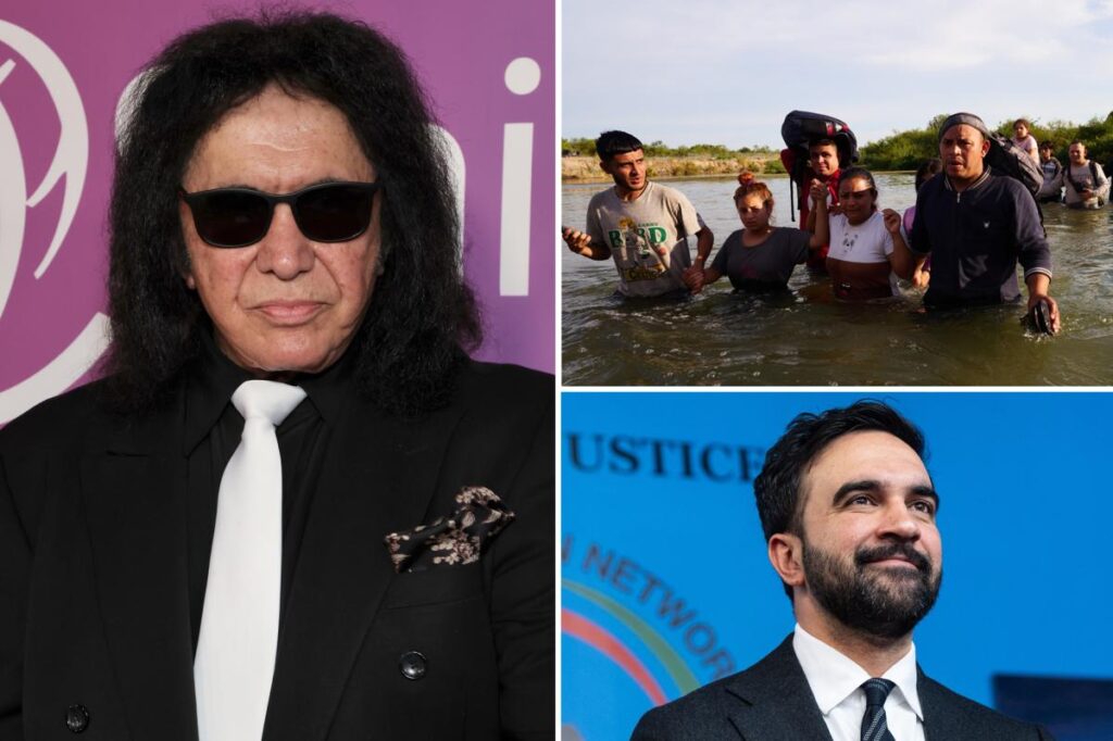 Gene Simmons of KISS tears into illegal immigration, says give Mamdani a chance