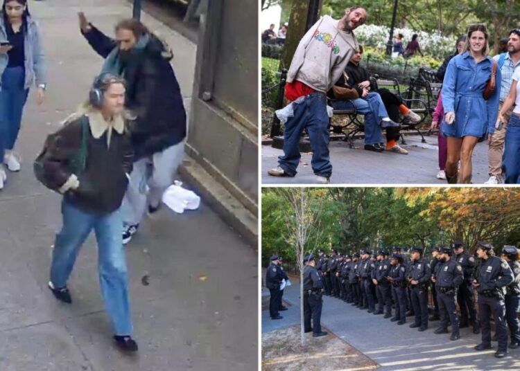 NYU students lament loss of Washington Sq. Park’s homeless junkies — even as classmate is brutally attacked by vagrant