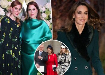 Princesses Beatrice and Eugenie decline invitation to Kate Middleton’s Christmas carol service