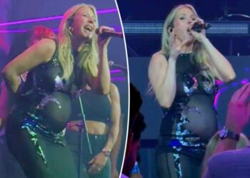 Pregnant Ellie Goulding performs at Nylon’s starry Art Basel bash in Miami
