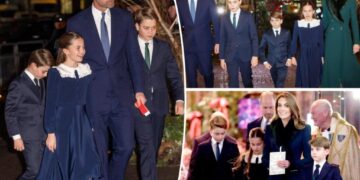 How Prince William and Kate Middleton’s 3 kids gave personalized touch to mom’s Christmas service décor