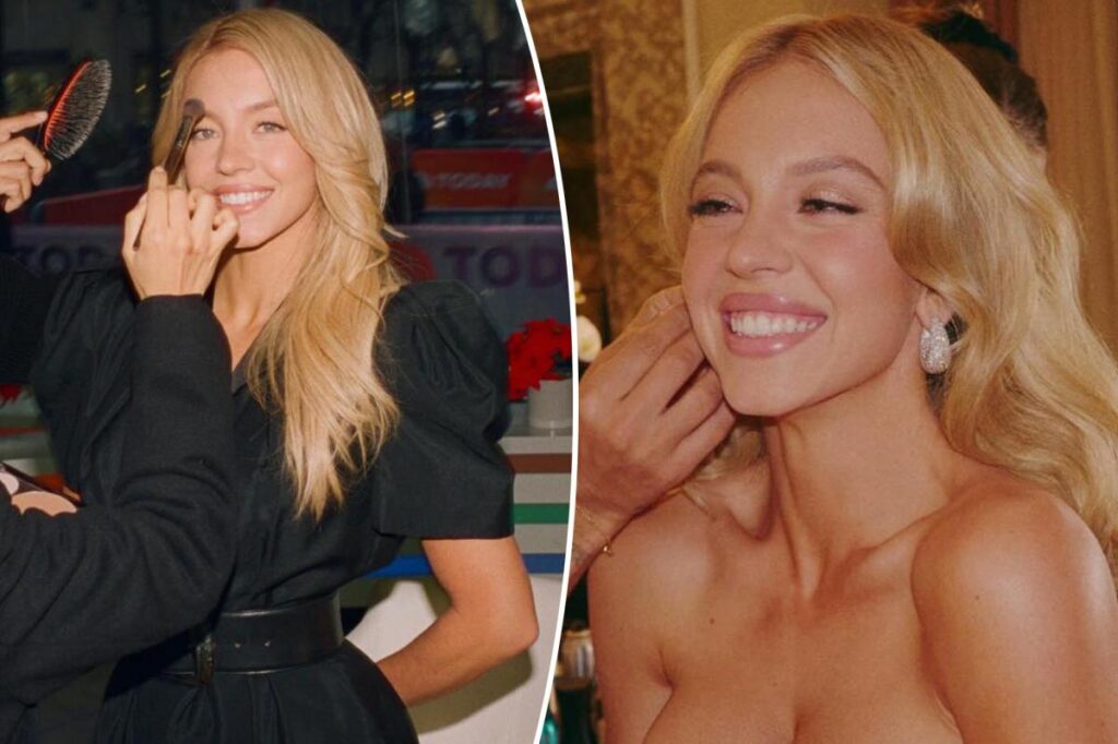 Sydney Sweeney ditches top during behind-the-scenes glam moment while promoting ‘The Housemaid’ in NYC