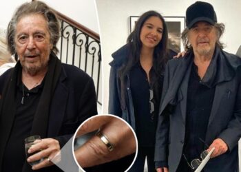 Al Pacino, 85, spotted wearing gold band on ring finger — but Hollywood legend hasn’t tied the knot