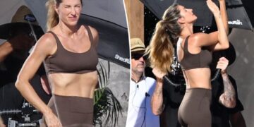 Gisele Bündchen is a fitness fantasy as she flaunts sculpted body for Miami video shoot