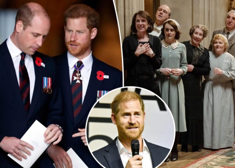 Prince Harry compares royal family life to ‘Downton Abbey’ — but with way more ‘drama’