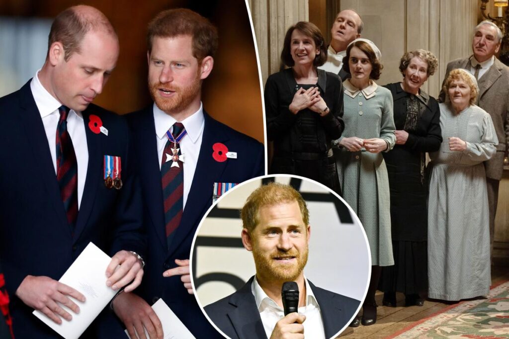 Prince Harry compares royal family life to ‘Downton Abbey’ — but with way more ‘drama’