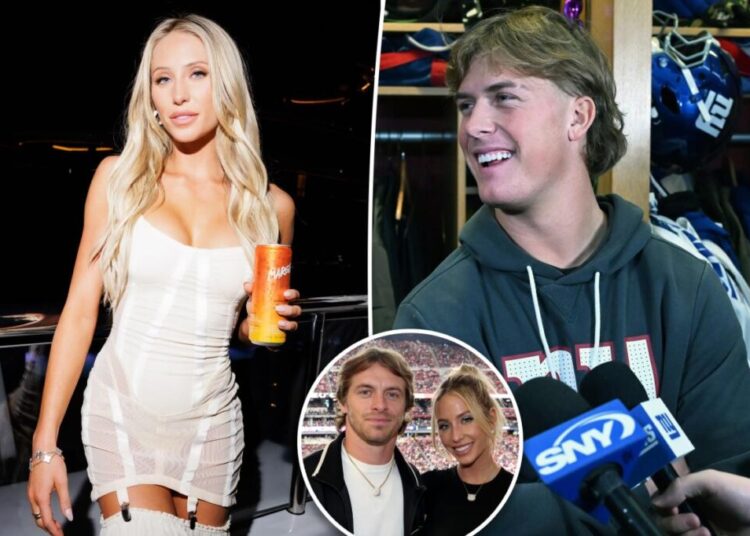Alix Earle responds to rumors Giants quarterback Jaxson Dart slid into her DMs hours after Braxton Berrios split