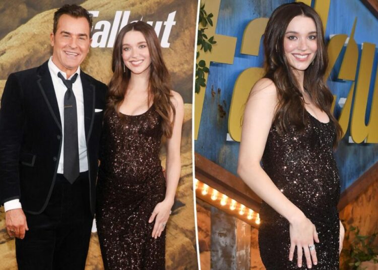 Justin Theroux’s wife Nicole Brydon Bloom is pregnant, expecting couple’s first child