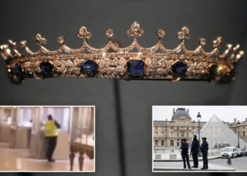 More glittering royal jewels displayed while Paris is still uneasy over Louvre robbery