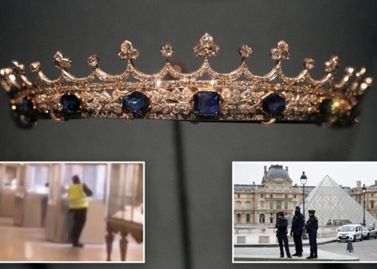 More glittering royal jewels displayed while Paris is still uneasy over Louvre robbery