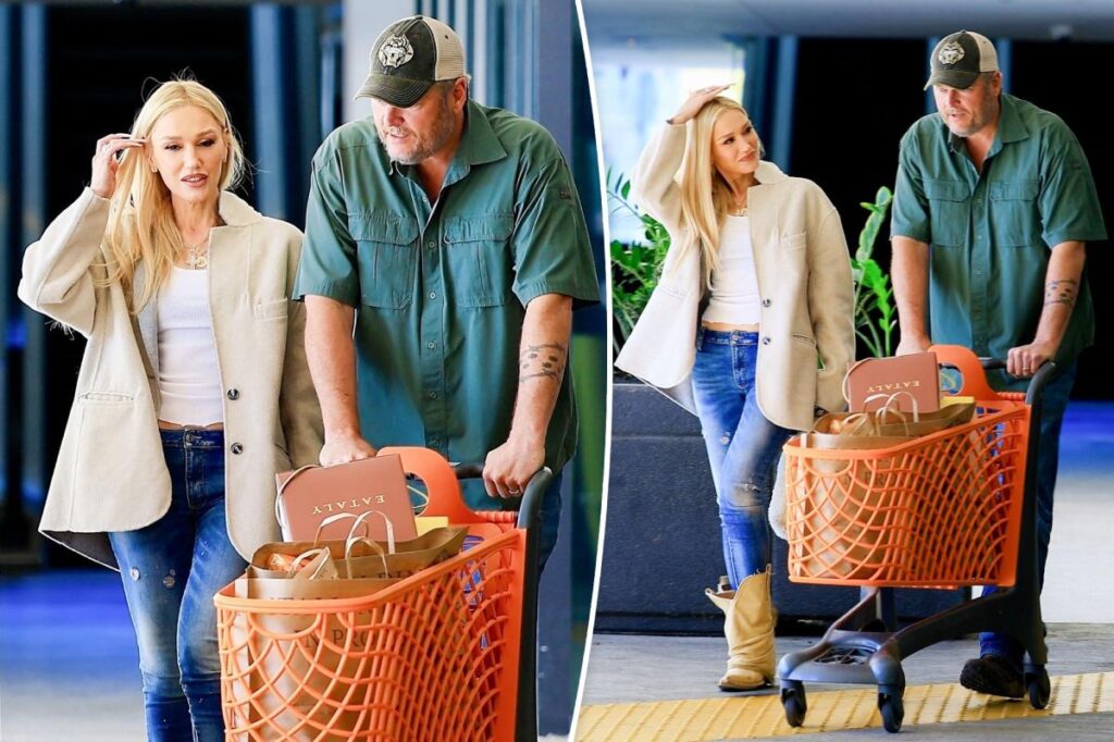 Gwen Stefani and Blake Shelton shut down split rumors with shopping outing