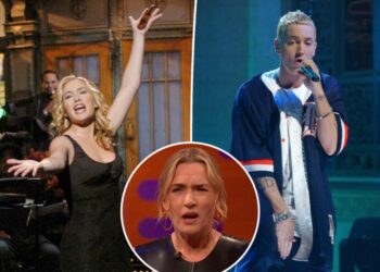 Eminem asked Kate Winslet for gross favor during 2004 ‘SNL’ appearance: ‘Never told that story before’