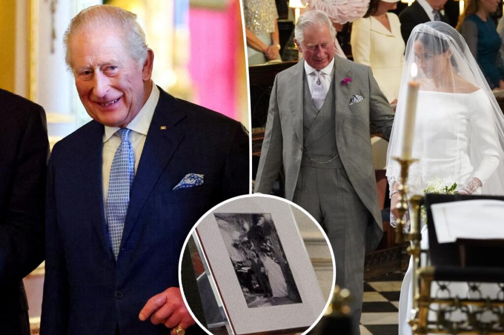 Rare Meghan Markle wedding photo still on display at King Charles’ London home