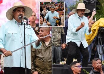 Venezuelan leader Nicolás Maduro sings, dances and threatens to ‘smash the teeth’ of the ‘North American empire’
