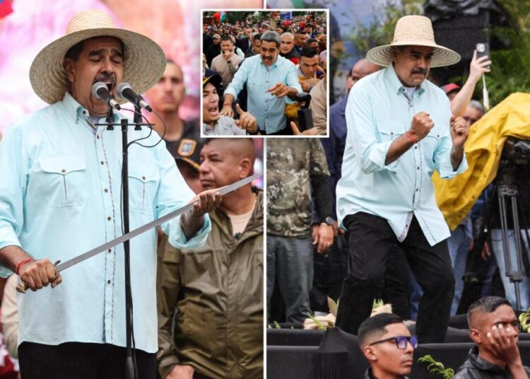 Venezuelan leader Nicolás Maduro sings, dances and threatens to ‘smash the teeth’ of the ‘North American empire’