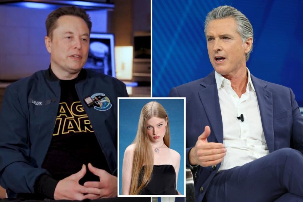 Elon Musk fires back at Gavin Newsom after gloating that his estranged transgender daughter ‘hates’ him