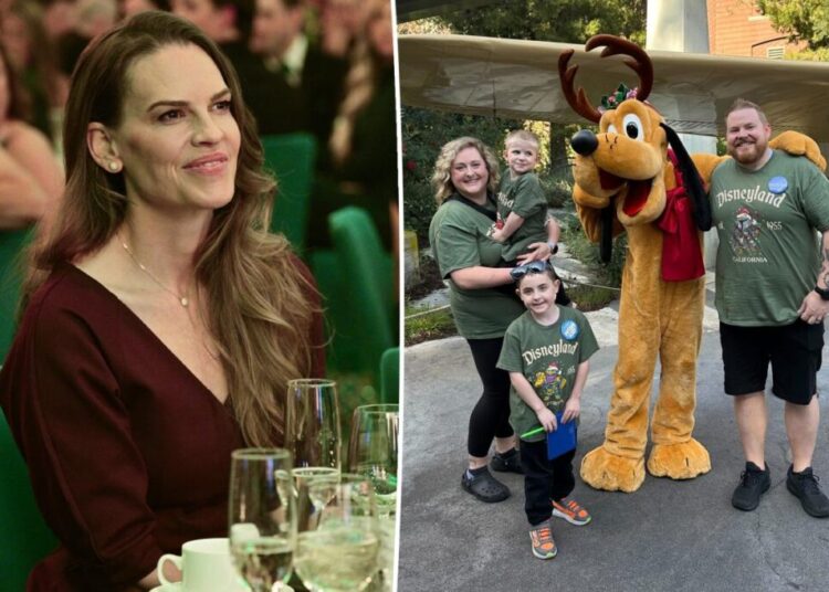 Hilary Swank ‘took the time to learn about’ Make-A-Wish mom’s terminally ill sons after airport run-in