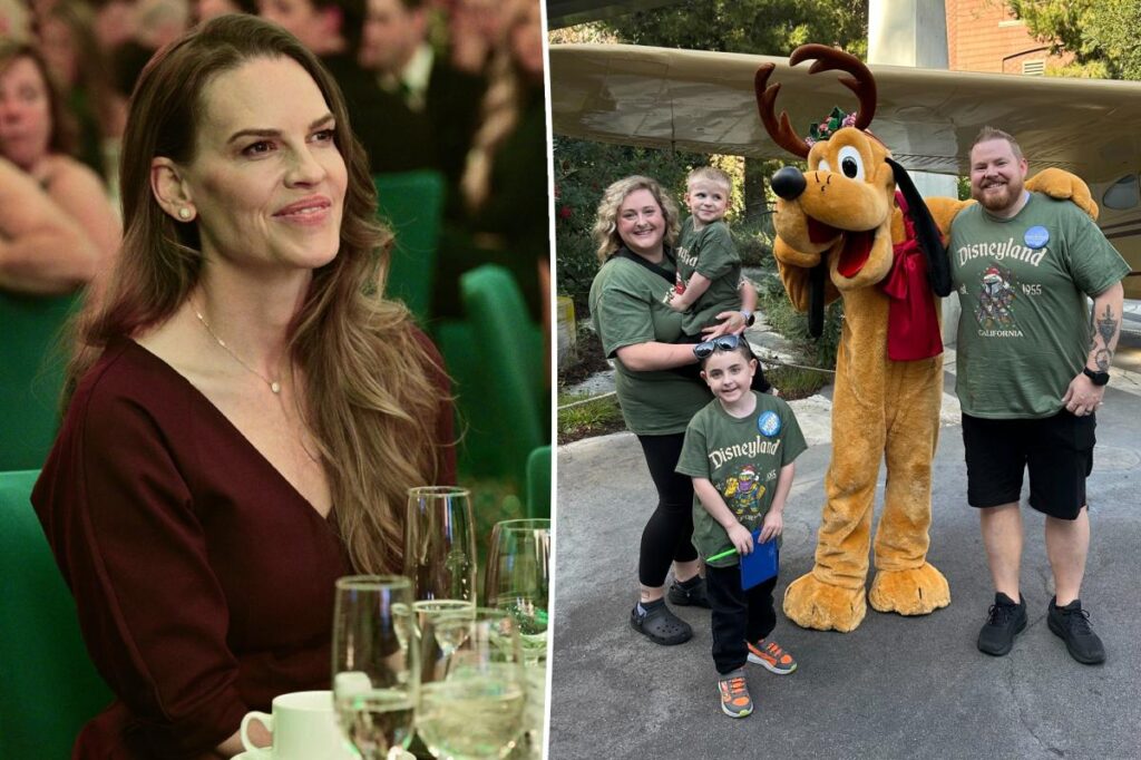Hilary Swank ‘took the time to learn about’ Make-A-Wish mom’s terminally ill sons after airport run-in