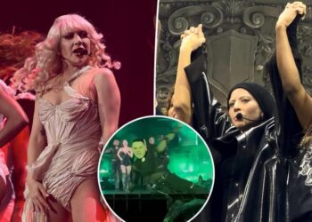 Lady Gaga halts Sydney concert after dancer falls off stage in pouring rain