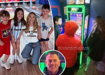 Meghan King shares photo of 3 kids at ‘holiday mart’ after settling custody battle with ex Jim Edmonds