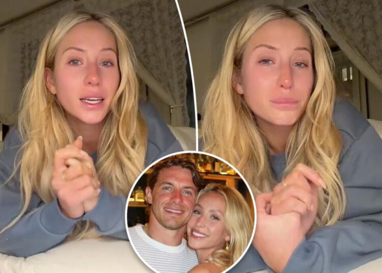 Tearful Alix Earle speaks out for first time since ‘difficult’ Braxton Berrios split: ‘It sucks’