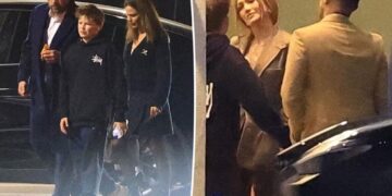 Ben Affleck awkwardly reunites with exes Jennifer Lopez and Jennifer Garner at their kids’ school play