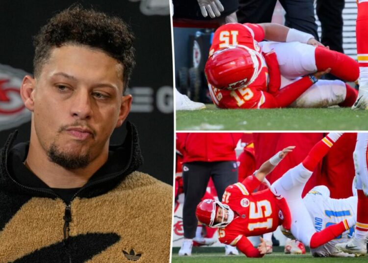 Patrick Mahomes vows to return ‘stronger than ever’ after suffering brutal knee injury in playoff-eliminating game